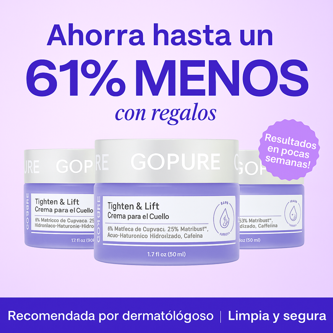 Gopure - Crema tensora e hidratante