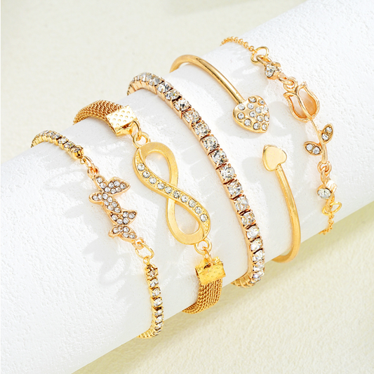 Conjunto 5 brazaletes Primavera