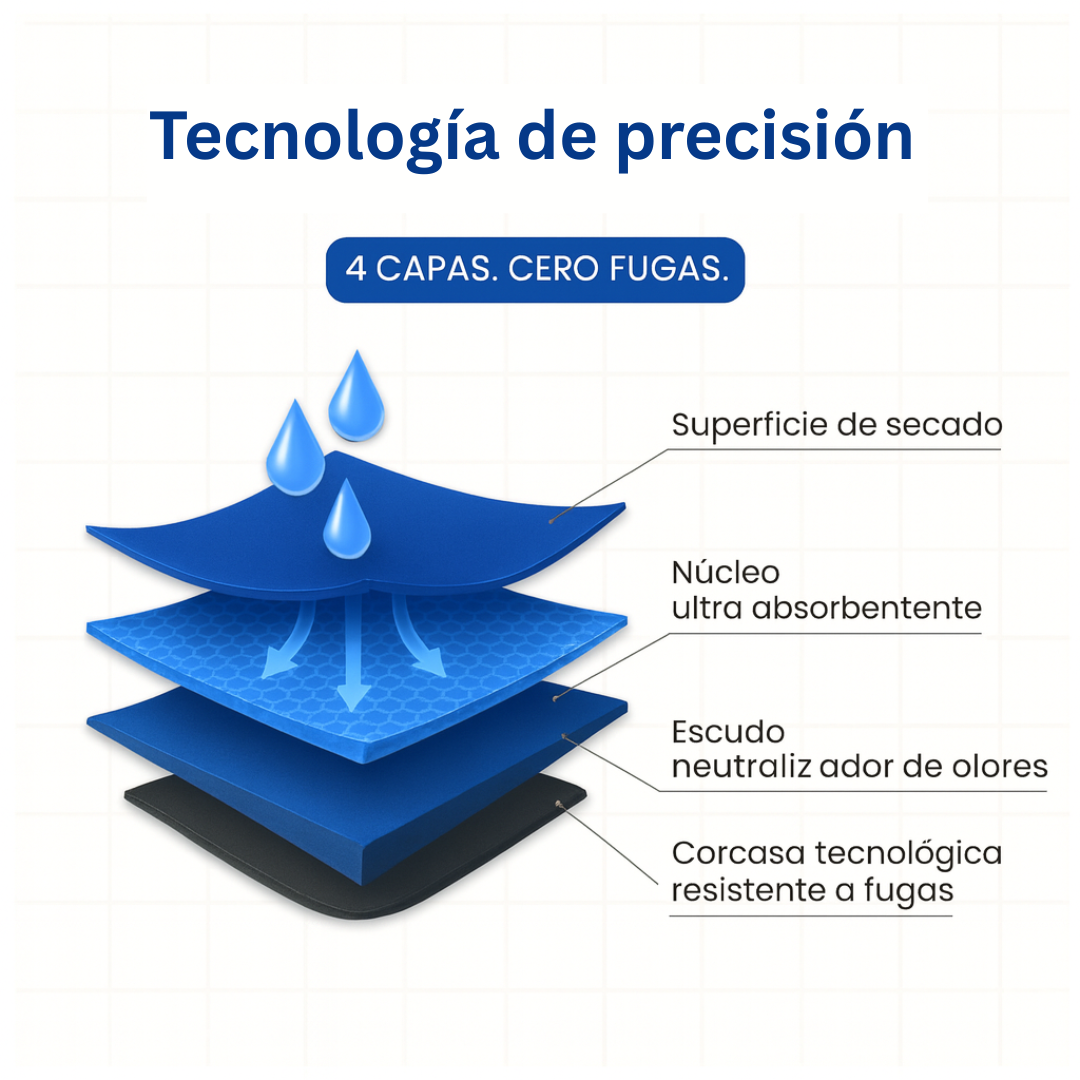 Bóxer ultraabsorbentes para incontinencia