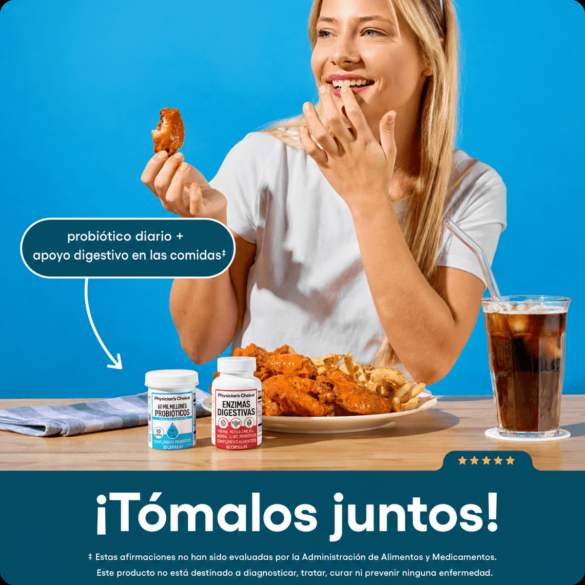 Pack adiós a la hinchazón Probiótico + Enzimas