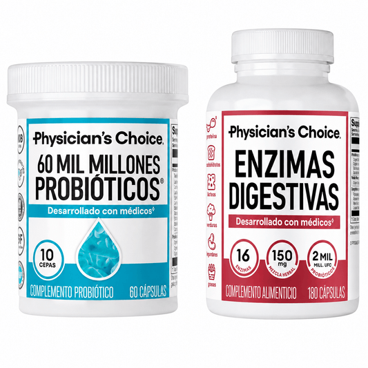 Pack adiós a la hinchazón Probiótico + Enzimas
