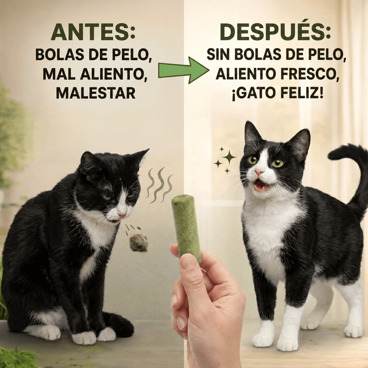 Palitos para gatos