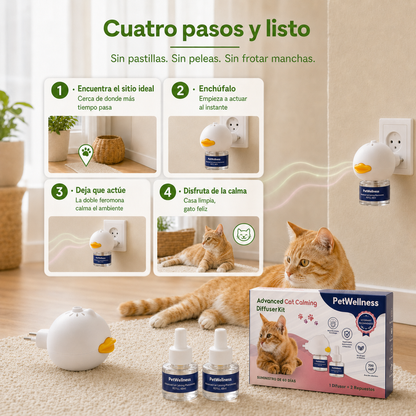 Difusor relajante gatos