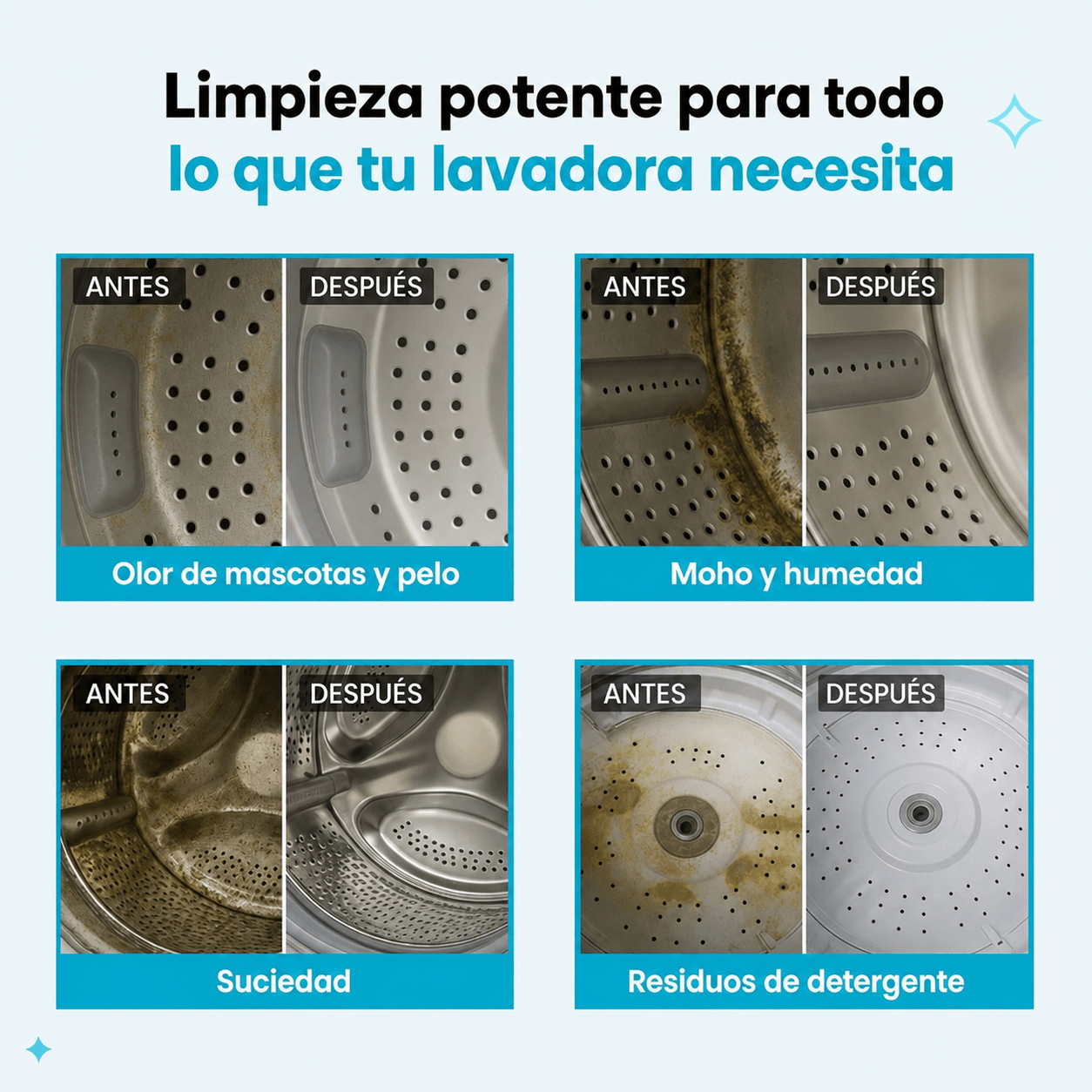 limpiador de lavadoras