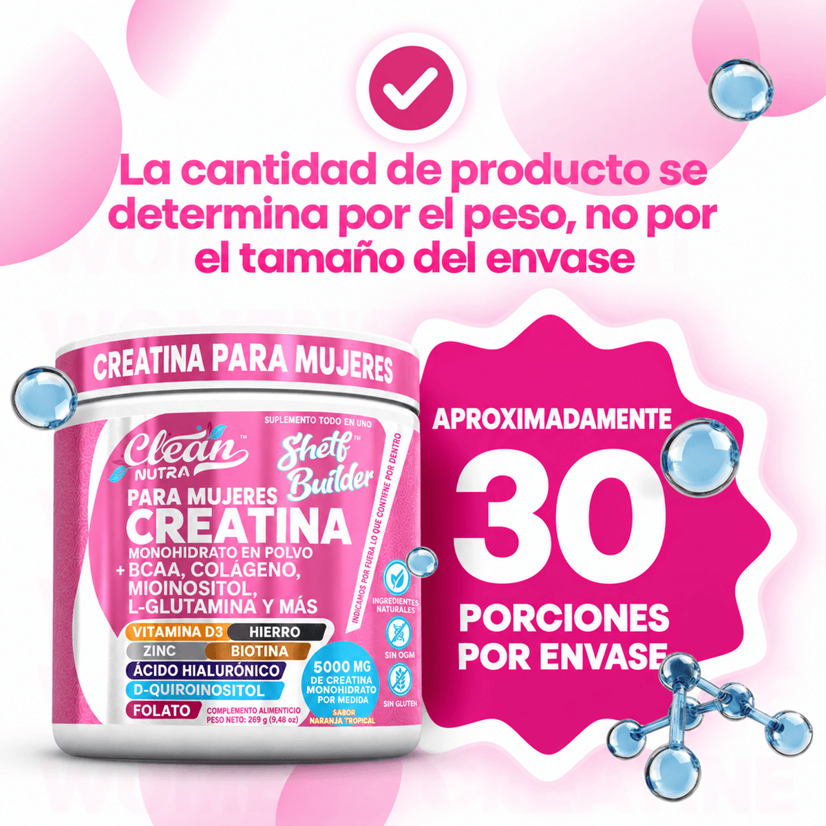 Creatina para Mujer 15 en 1