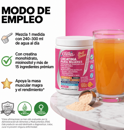 Creatina para Mujer 15 en 1