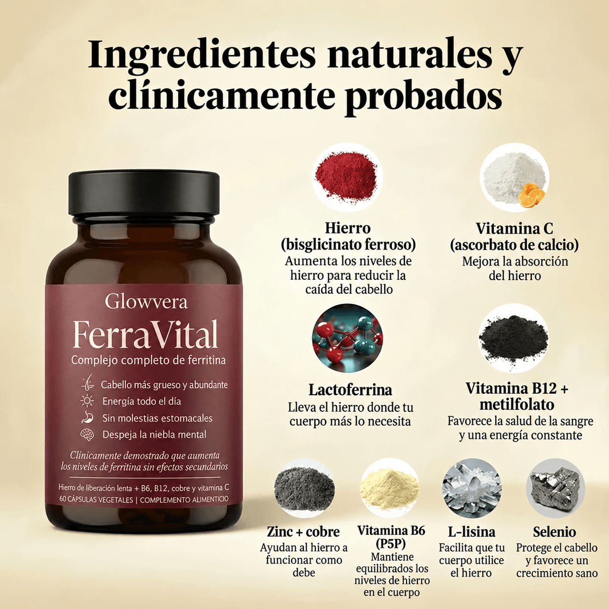 Complejo de Ferritina con Hierro Bisglicinato