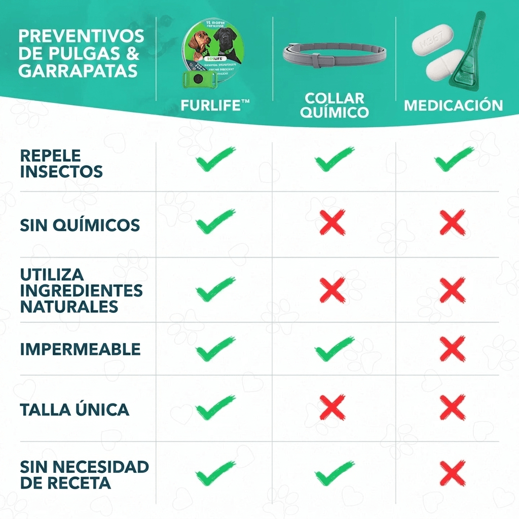 FurLife™ 12 meses libre de pulgas y garrapatas