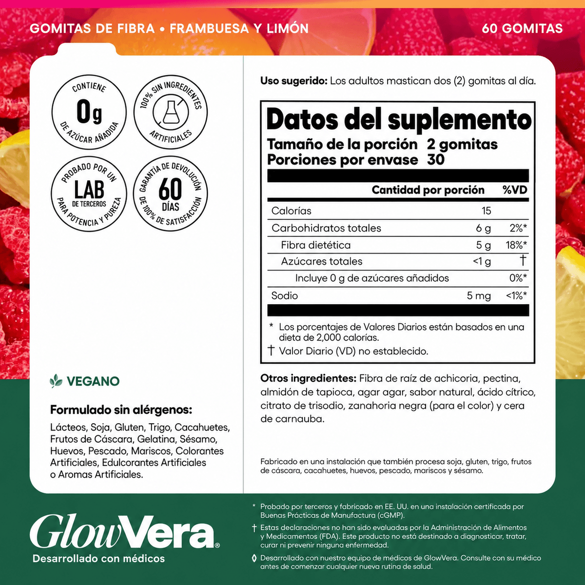 Gomitas de fibra
