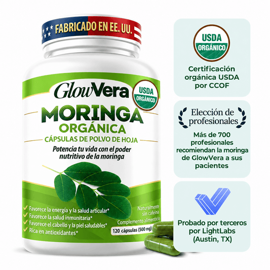 Hoja de moringa pura